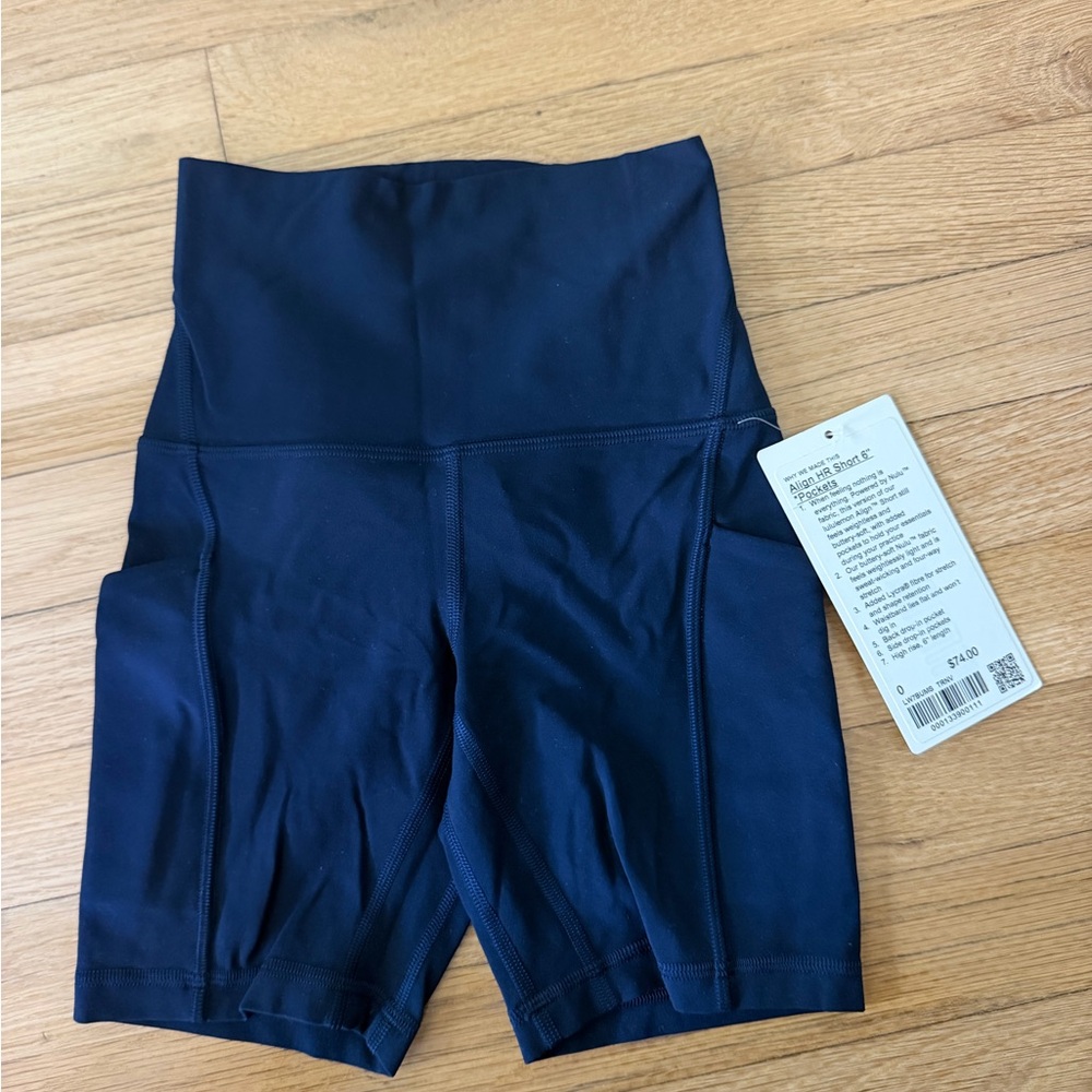 lululemon Align High-Rise Short 6" with Pockets
